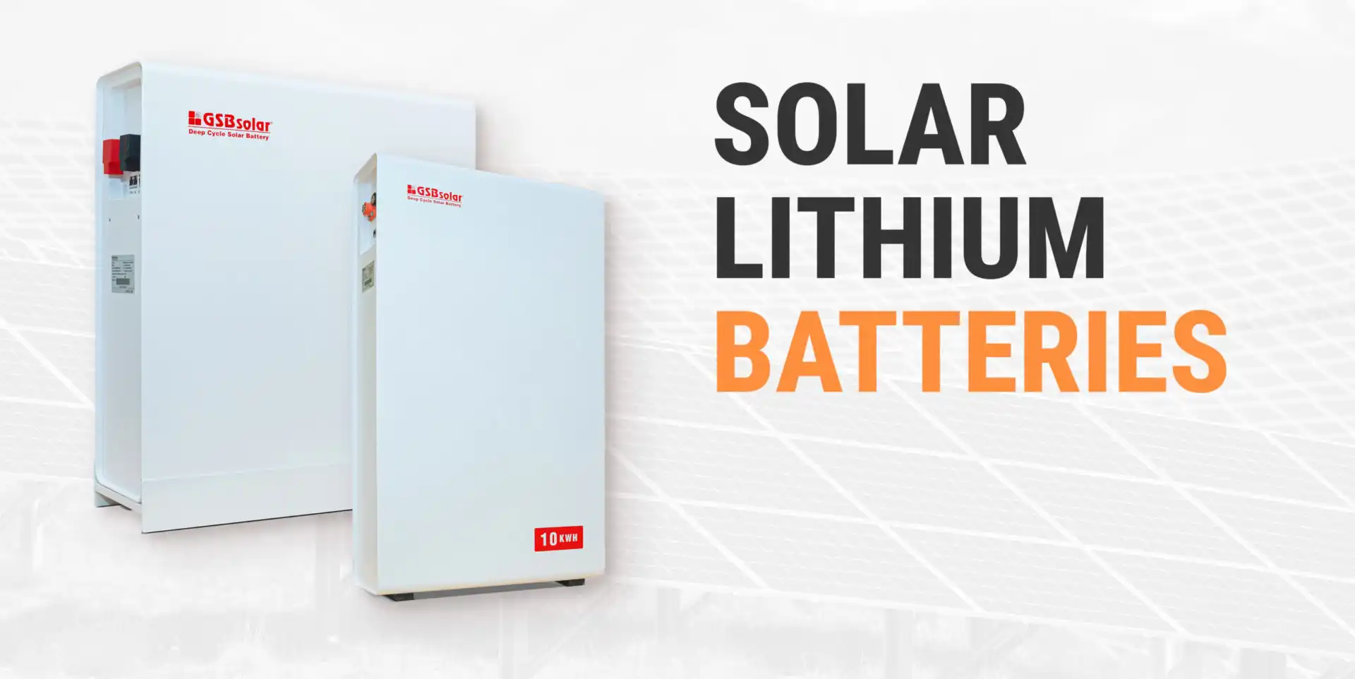 Solar Lithium Batteries